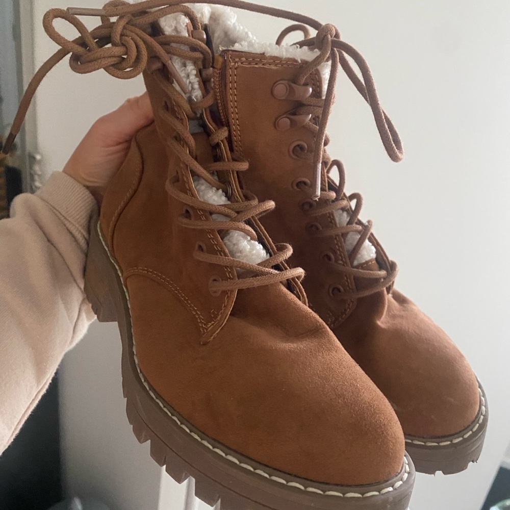 Universal Thread Brown Combat Boots - image 3